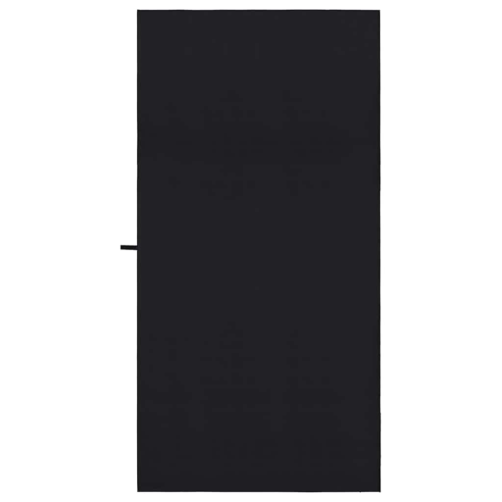 vidaXL Αθλητικές Πετσέτες 2 pcs Μαύρο 200 x 100 cm