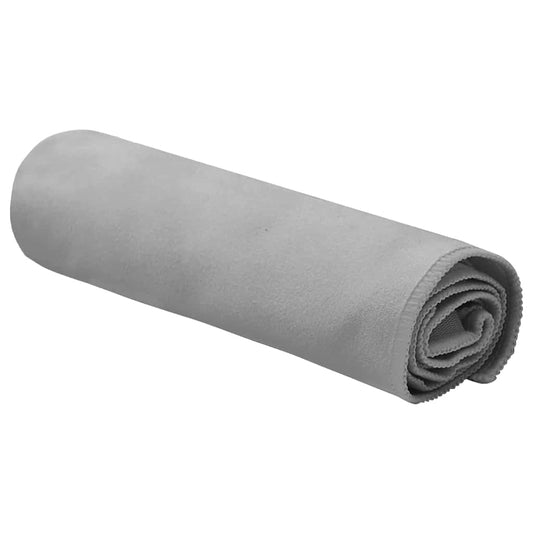 vidaXL Αθλητικές Πετσέτες 2 pcs Σκούρο γκρι 50 x 30 cm