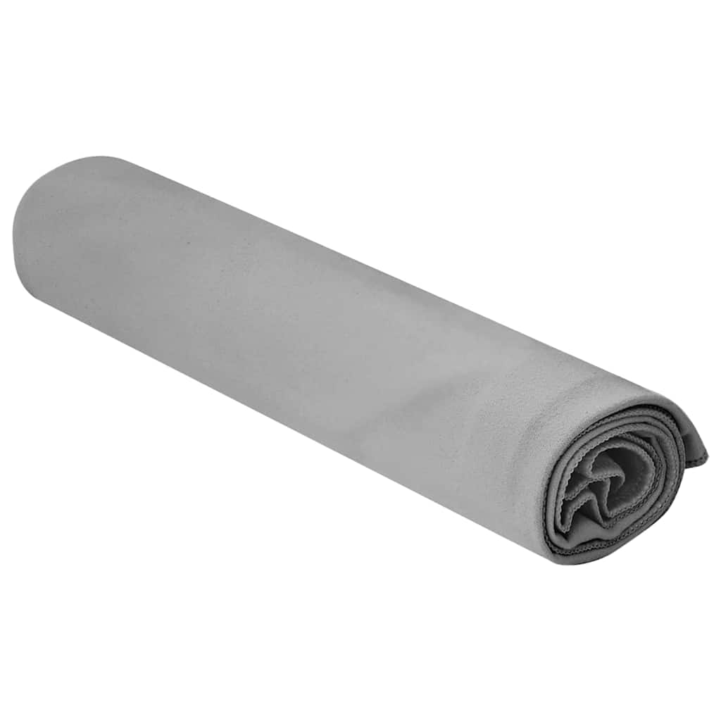 vidaXL Αθλητικές Πετσέτες 2 pcs Σκούρο γκρι 100 x 50 cm