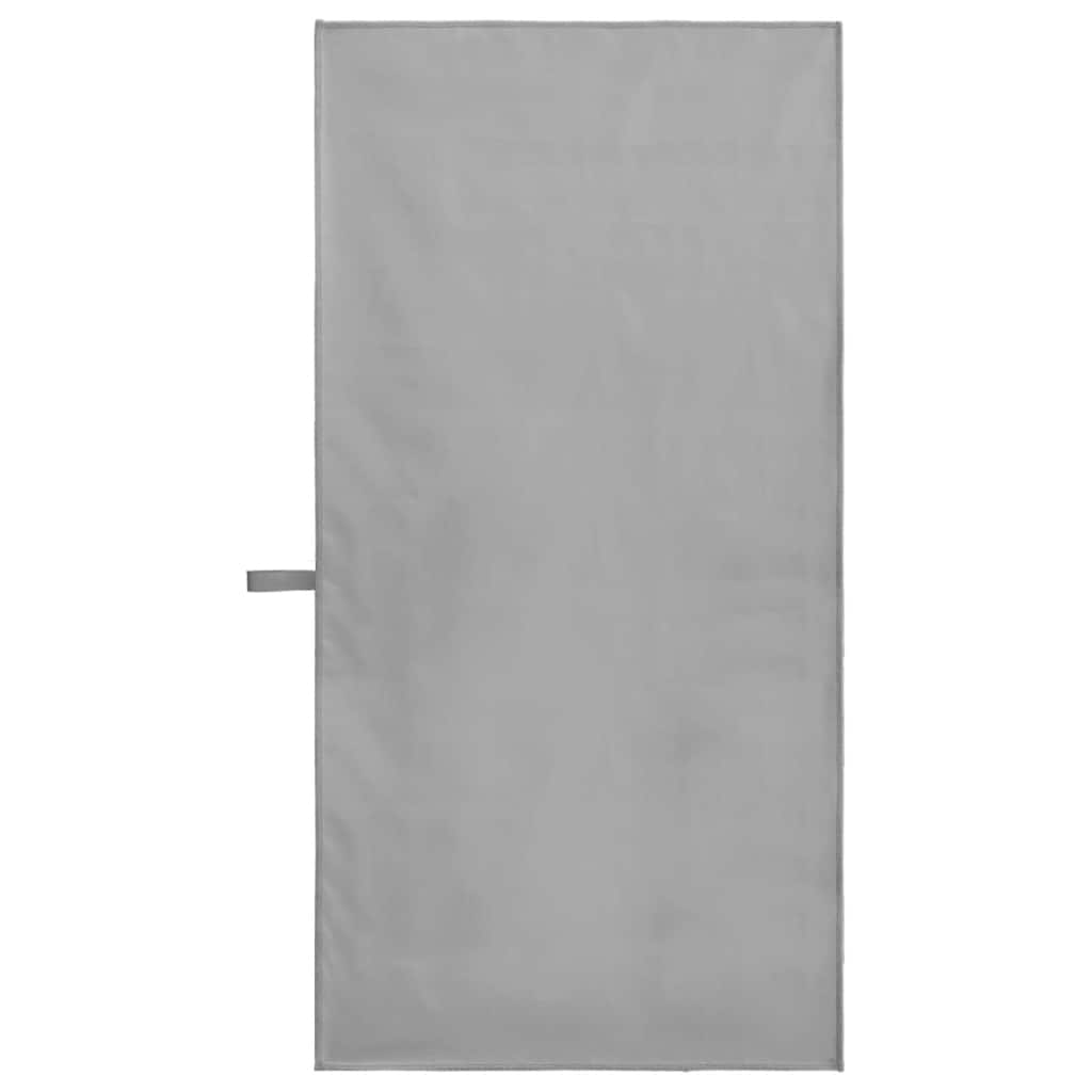 vidaXL Αθλητικές Πετσέτες 2 pcs Σκούρο γκρι 100 x 50 cm