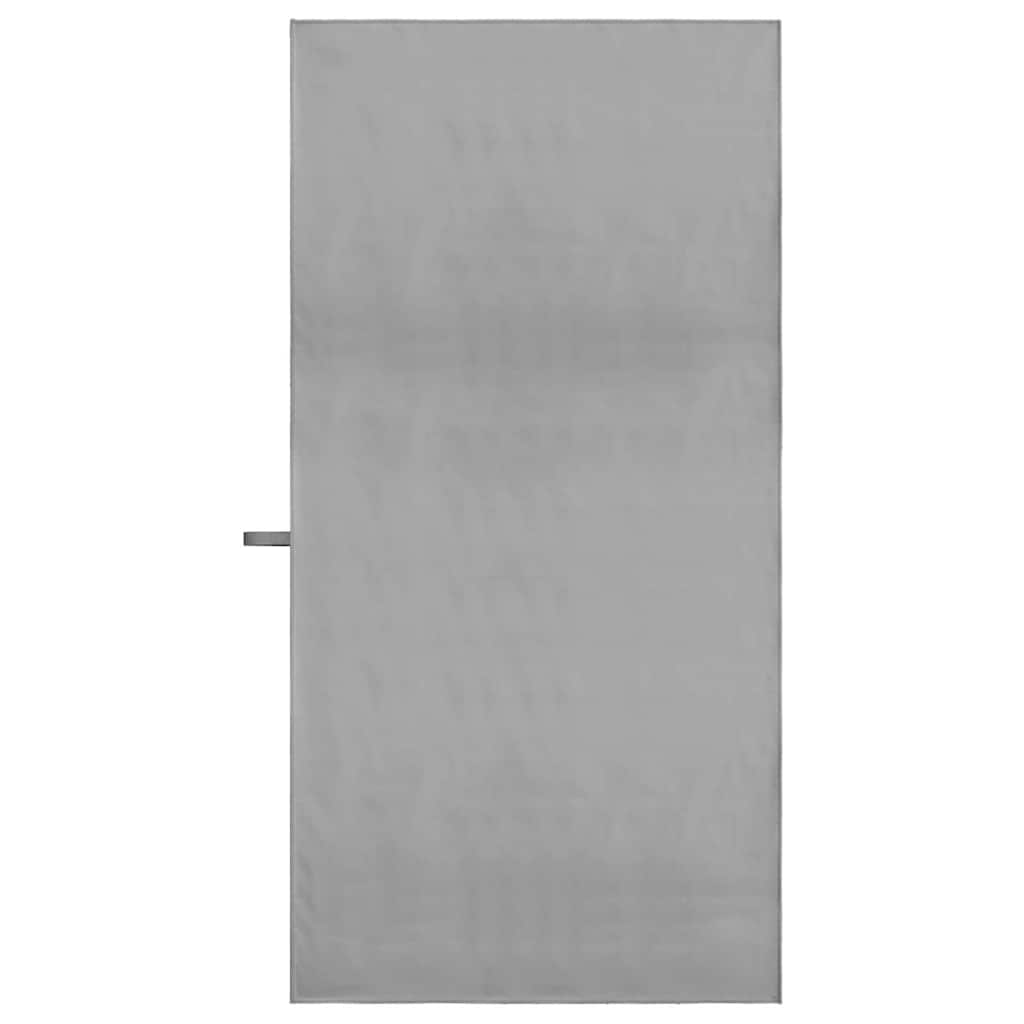 vidaXL Αθλητικές Πετσέτες 2 pcs Σκούρο γκρι 140 x 70 εκ