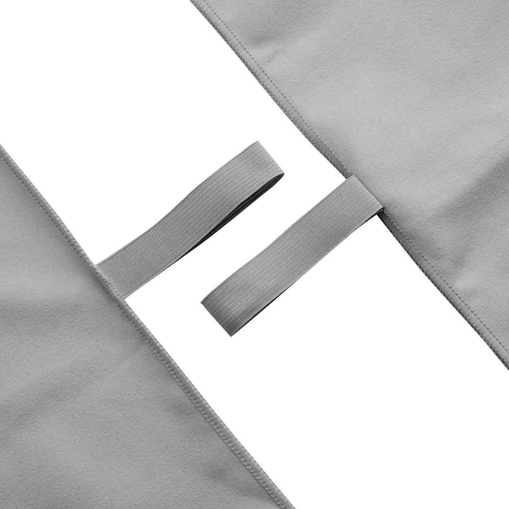 vidaXL Αθλητικές Πετσέτες 2 pcs Σκούρο γκρι 200 x 100 cm