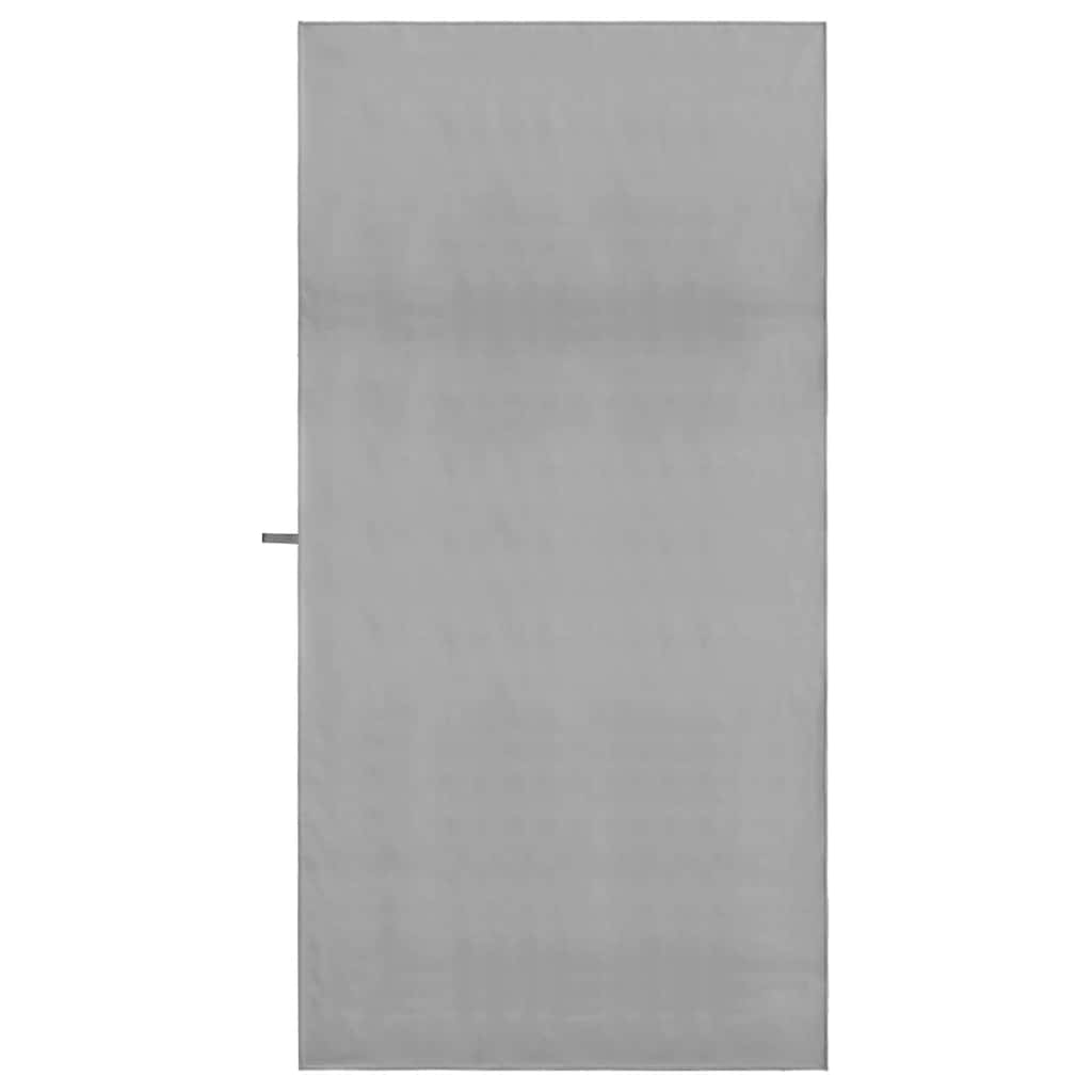 vidaXL Αθλητικές Πετσέτες 2 pcs Σκούρο γκρι 200 x 100 cm
