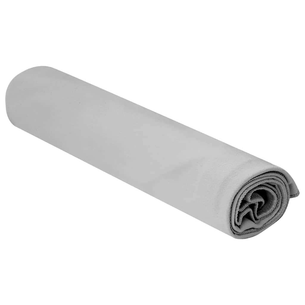 vidaXL Αθλητικές Πετσέτες 2 pcs Γκρι 100 x 50 cm