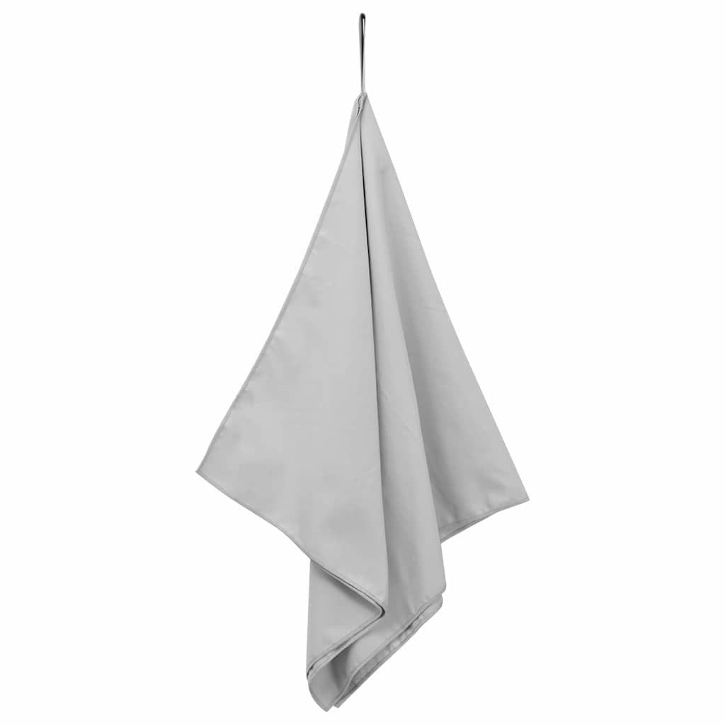 vidaXL Αθλητικές Πετσέτες 2 pcs Γκρι 100 x 50 cm
