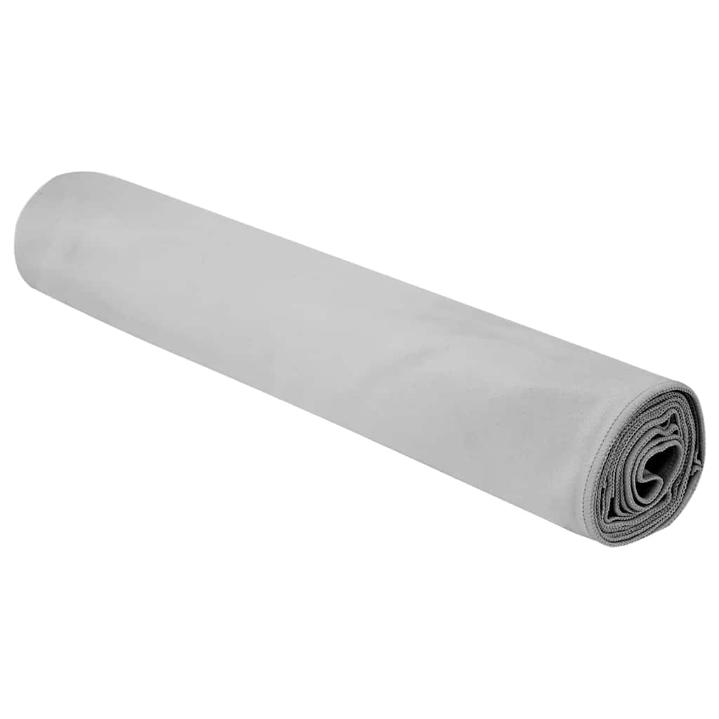 vidaXL Αθλητικές Πετσέτες 2 pcs Γκρι 180 x 90 cm