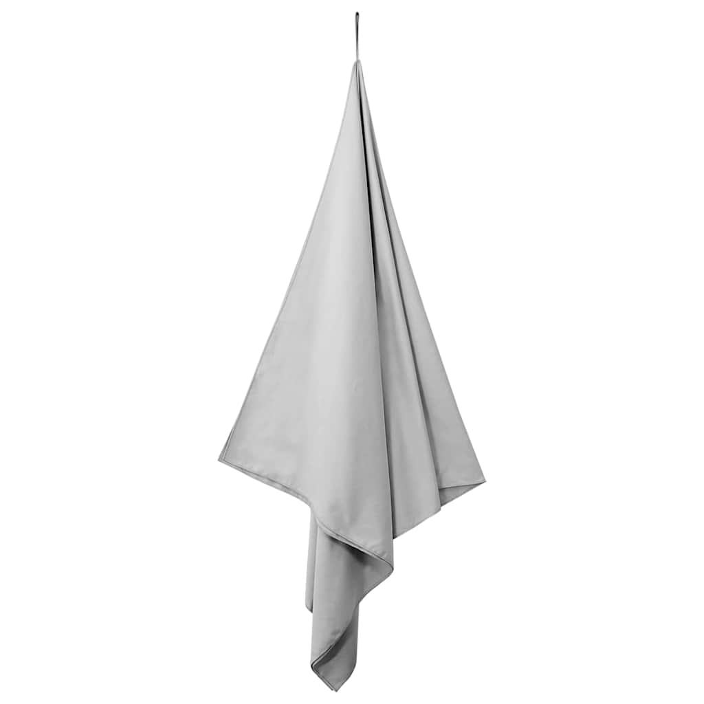 vidaXL Αθλητικές Πετσέτες 2 pcs Γκρι 180 x 90 cm