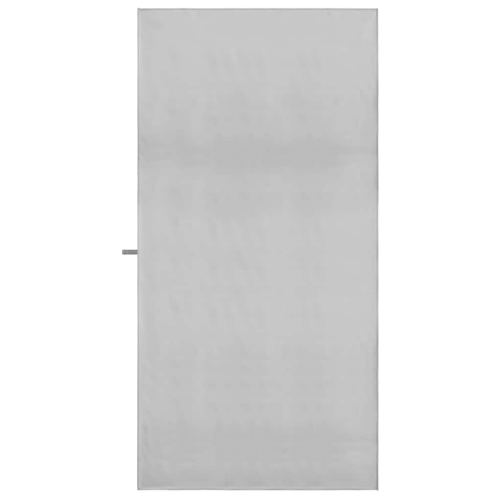 vidaXL Αθλητικές Πετσέτες 2 pcs Γκρι 180 x 90 cm