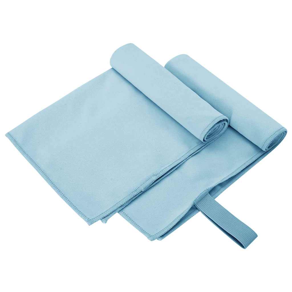 vidaXL Αθλητικές Πετσέτες 2 pcs Μπλε 50 x 30 cm