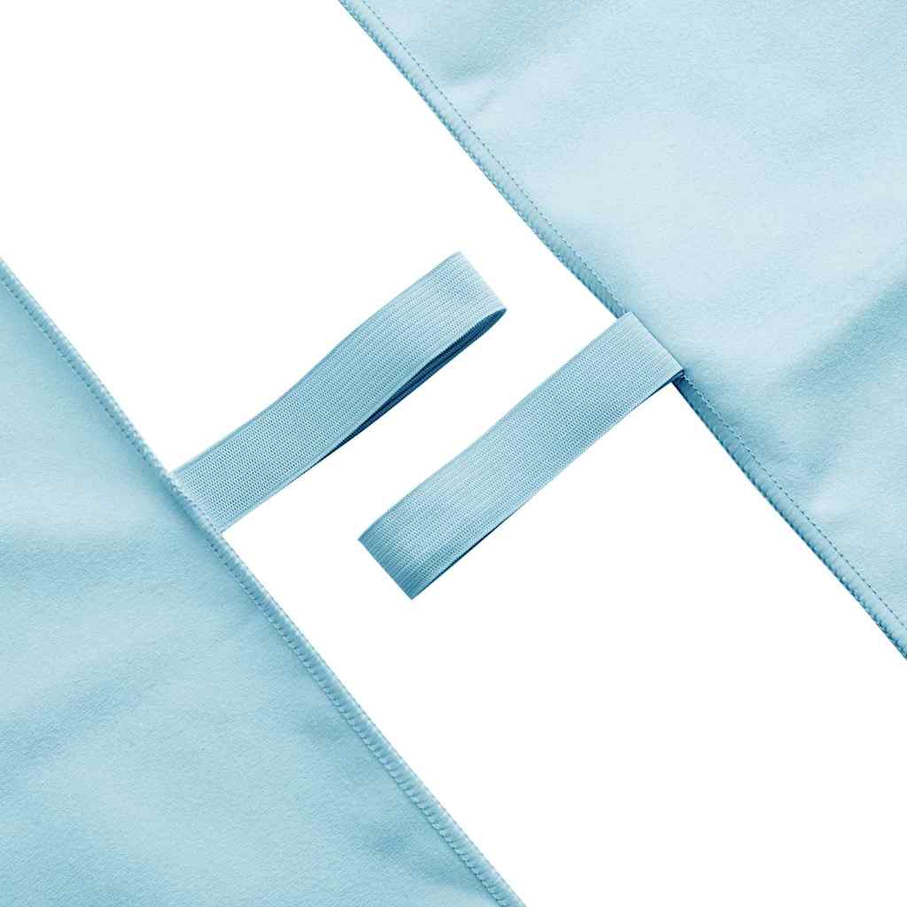 vidaXL Αθλητικές Πετσέτες 2 pcs Μπλε 180 x 90 cm