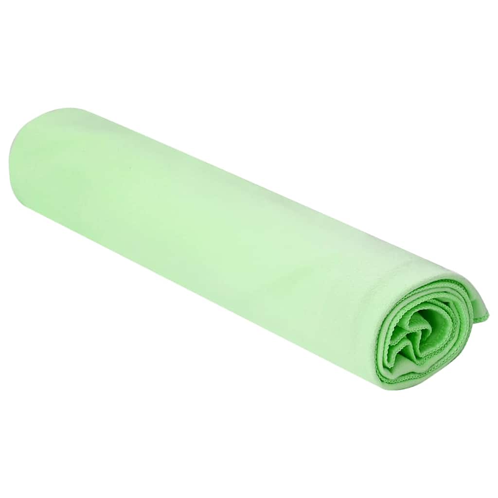 vidaXL Αθλητικές Πετσέτες 2 pcs Πράσινο 100 x 50 cm