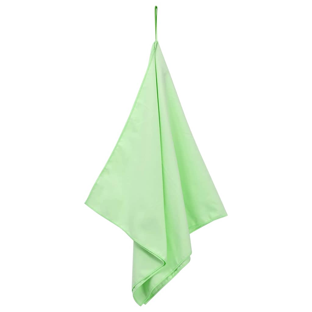 vidaXL Αθλητικές Πετσέτες 2 pcs Πράσινο 100 x 50 cm