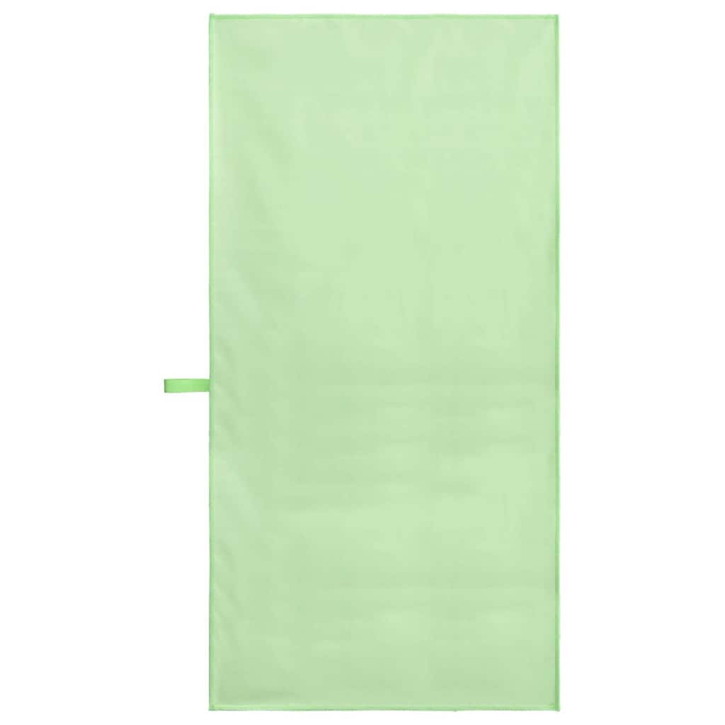 vidaXL Αθλητικές Πετσέτες 2 pcs Πράσινο 100 x 50 cm