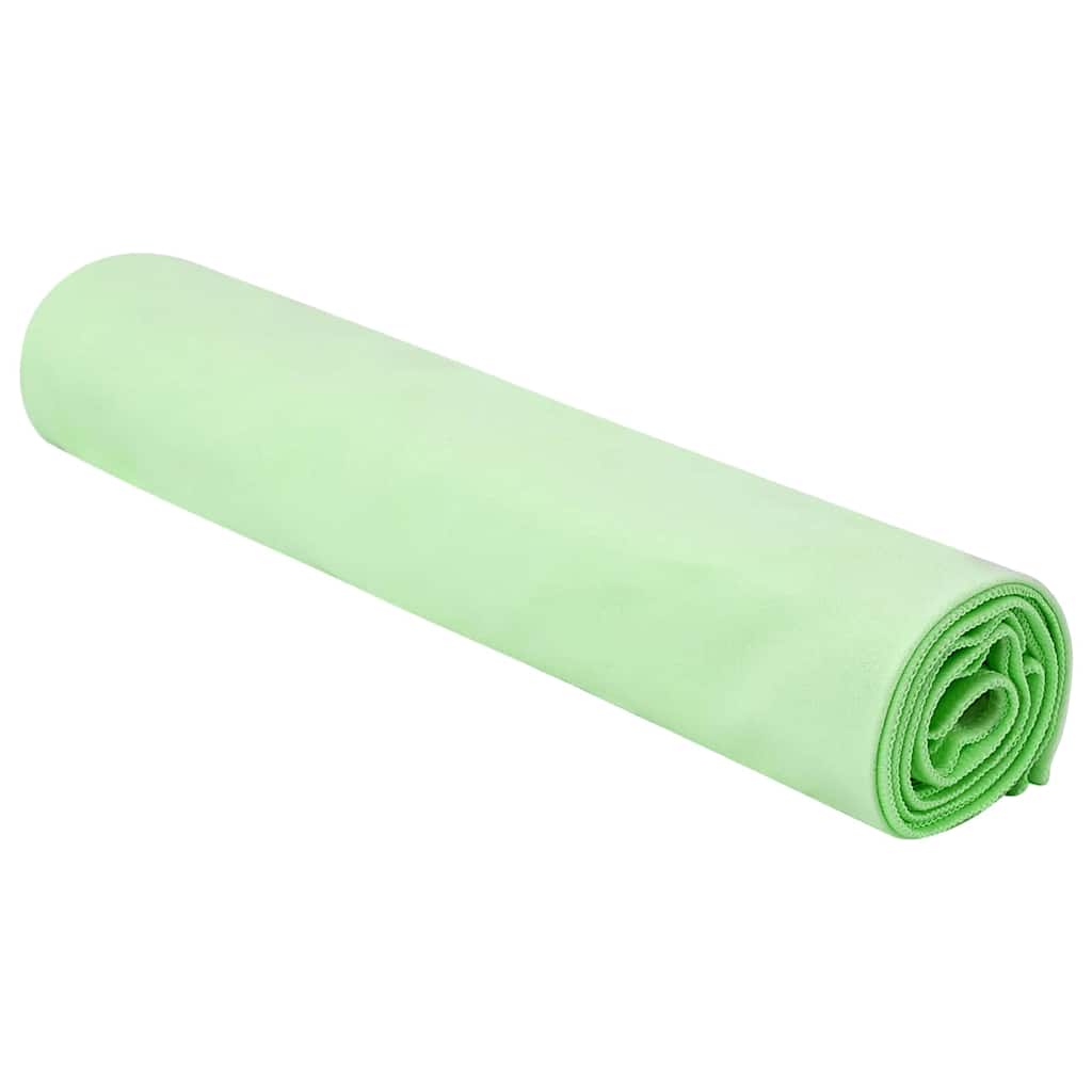 vidaXL Αθλητικές Πετσέτες 2 pcs Πράσινο 140 x 70 εκ