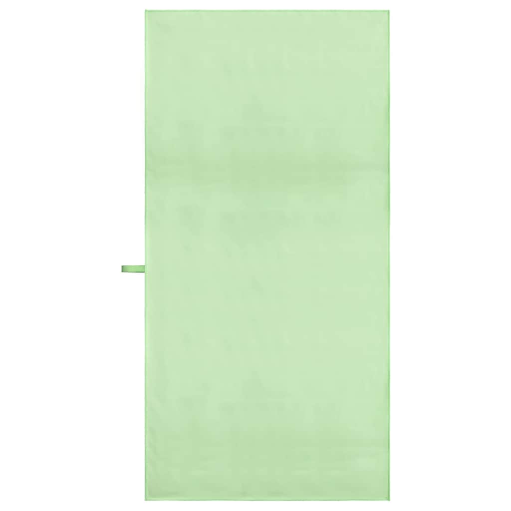 vidaXL Αθλητικές Πετσέτες 2 pcs Πράσινο 140 x 70 εκ