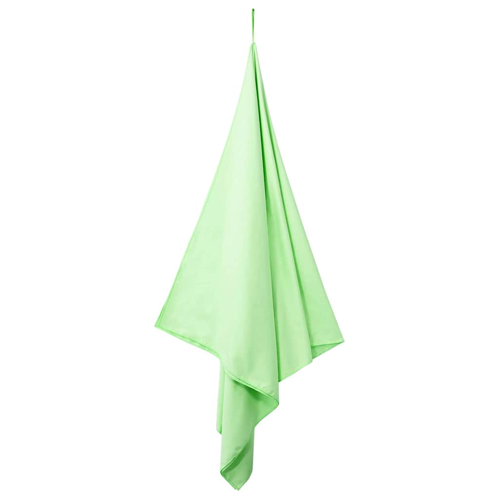 vidaXL Αθλητικές Πετσέτες 2 pcs Πράσινο 180 x 90 cm
