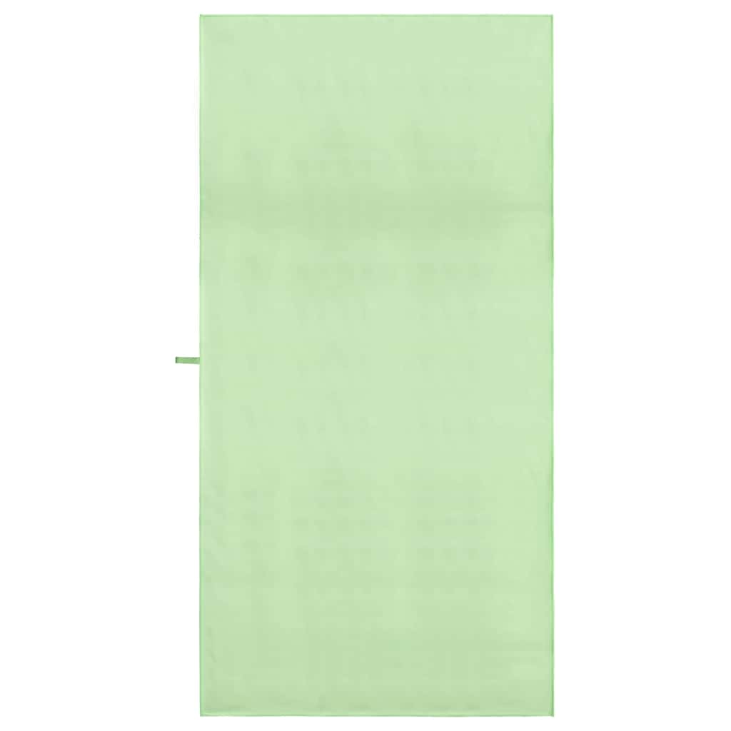 vidaXL Αθλητικές Πετσέτες 2 pcs Πράσινο 200 x 100 cm