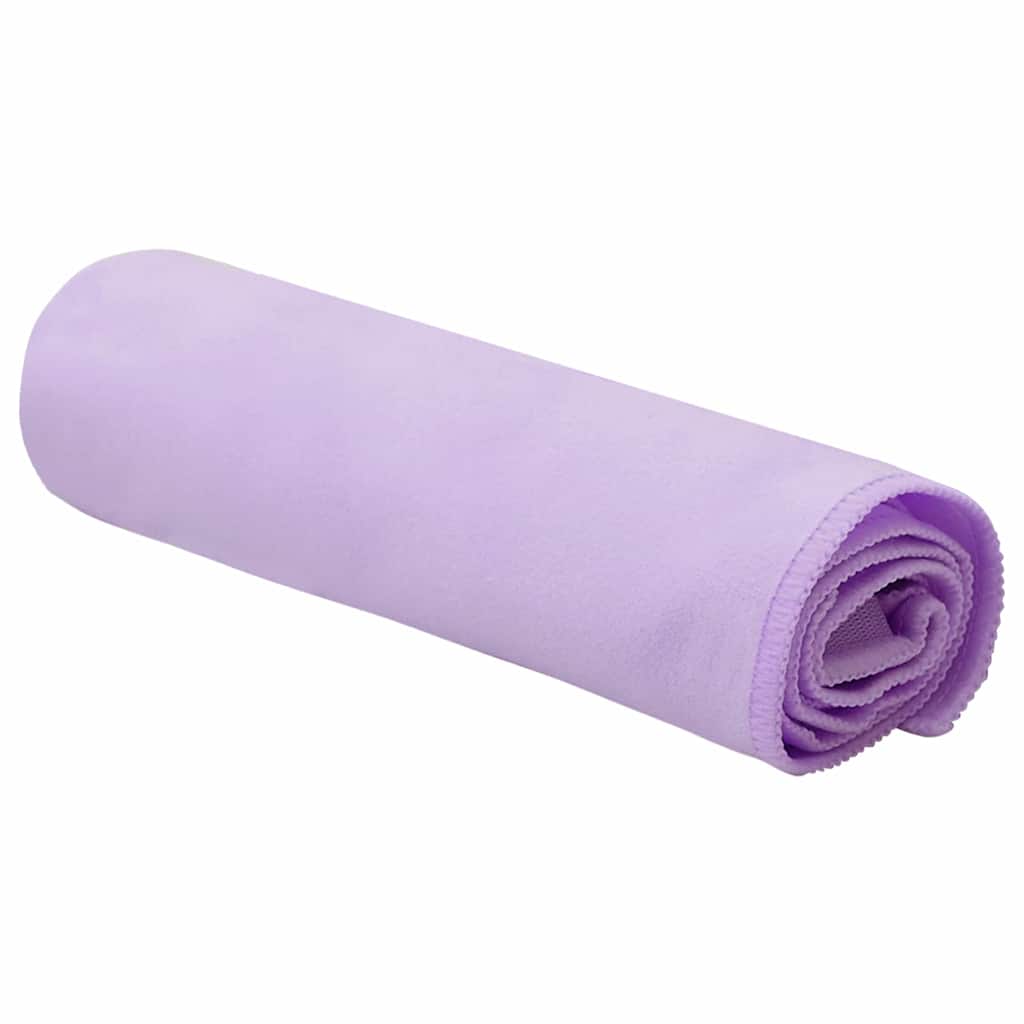 vidaXL Αθλητικές Πετσέτες 2 pcs Μοβ 50 x 30 cm