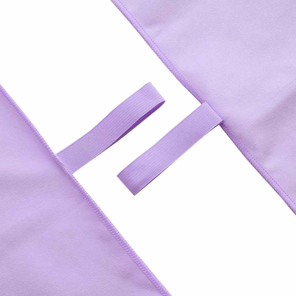 vidaXL Αθλητικές Πετσέτες 2 pcs Μοβ 100 x 50 cm