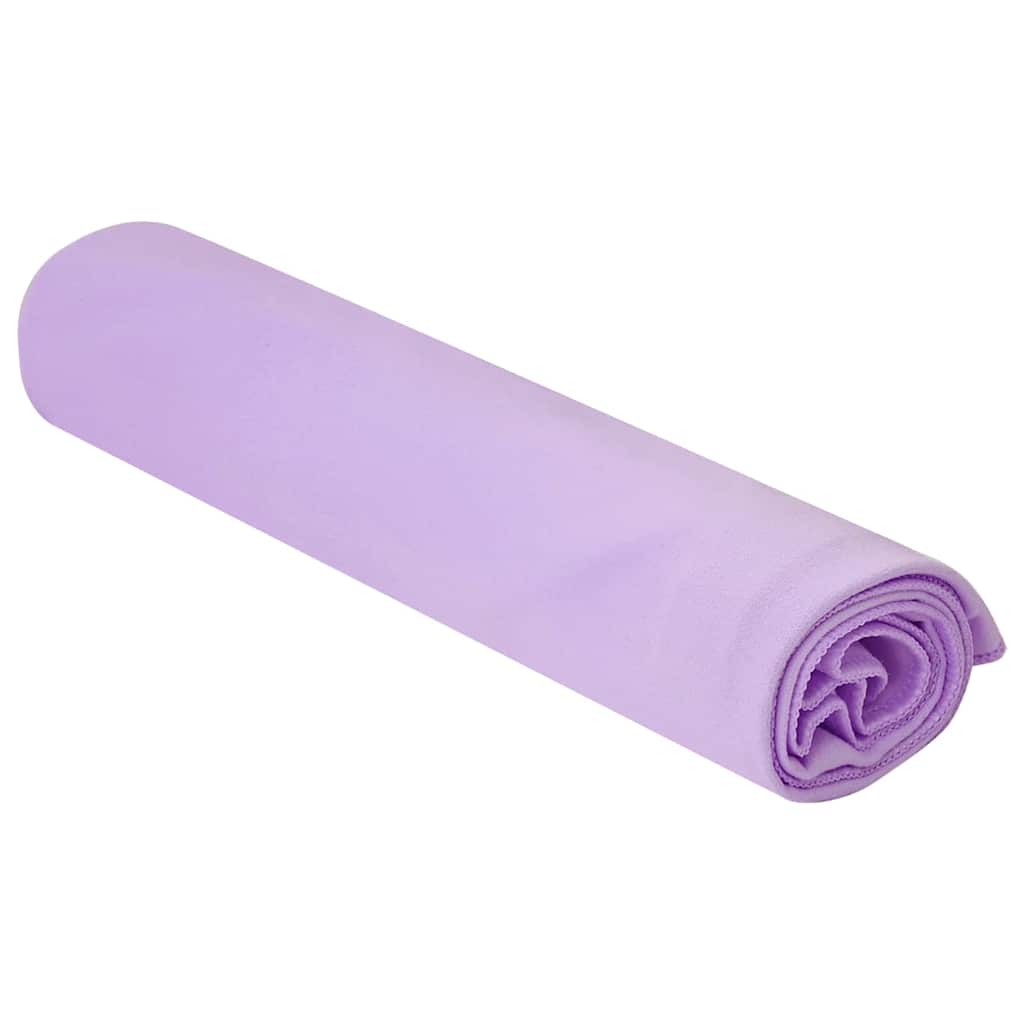 vidaXL Αθλητικές Πετσέτες 2 pcs Μοβ 100 x 50 cm