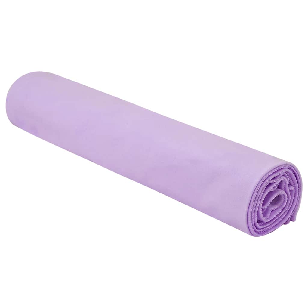 vidaXL Αθλητικές Πετσέτες 2 pcs Μοβ 140 x 70 εκ