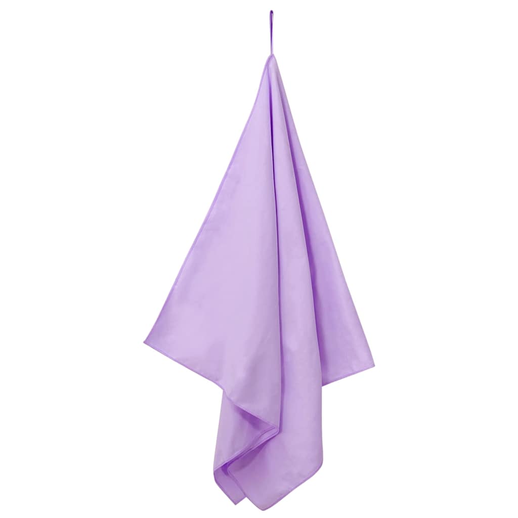 vidaXL Αθλητικές Πετσέτες 2 pcs Μοβ 140 x 70 εκ