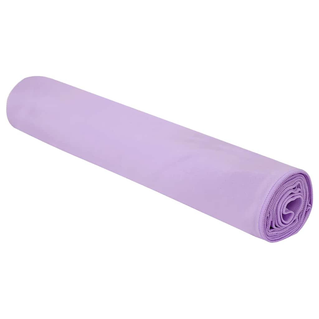vidaXL Αθλητικές Πετσέτες 2 pcs Μοβ 200 x 100 cm