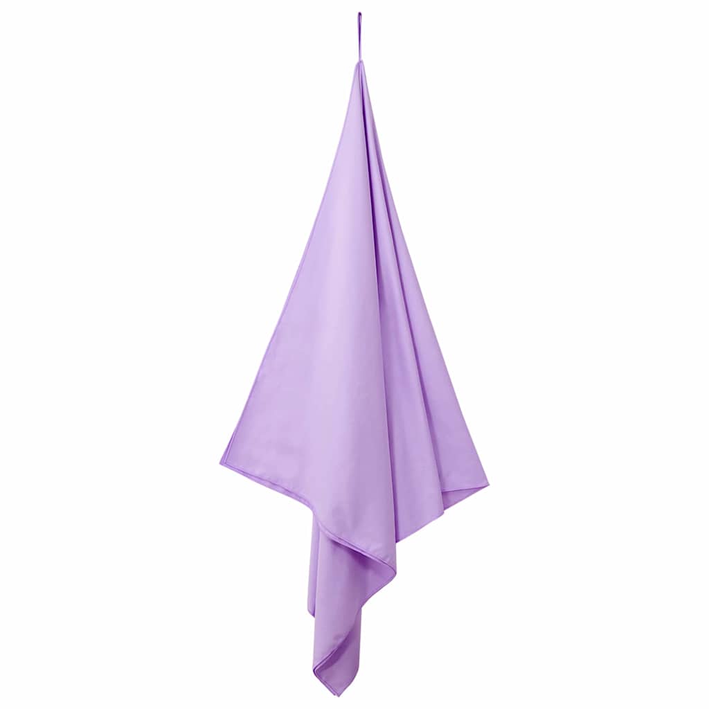 vidaXL Αθλητικές Πετσέτες 2 pcs Μοβ 200 x 100 cm