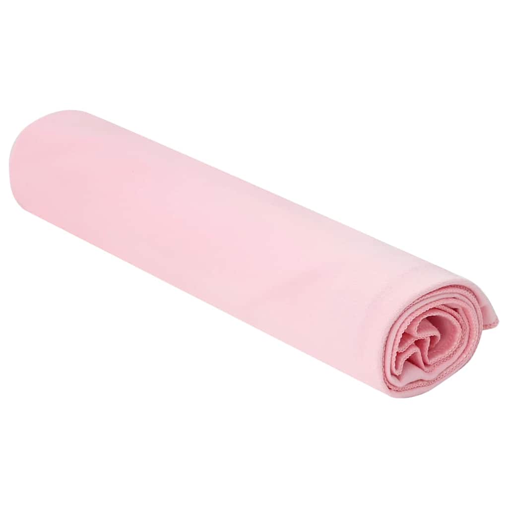 vidaXL Αθλητικές Πετσέτες 2 pcs Ροζ 100 x 50 cm