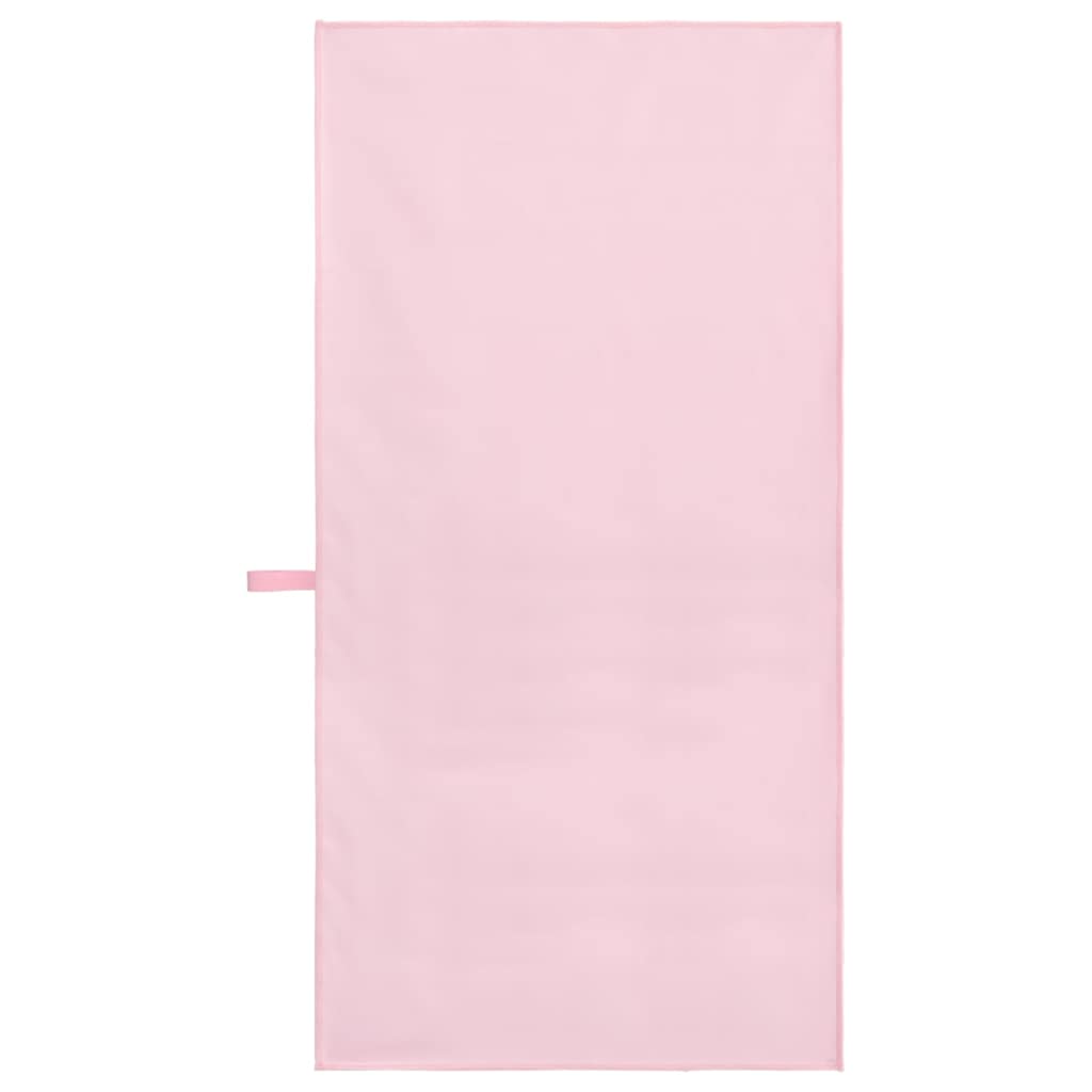vidaXL Αθλητικές Πετσέτες 2 pcs Ροζ 100 x 50 cm