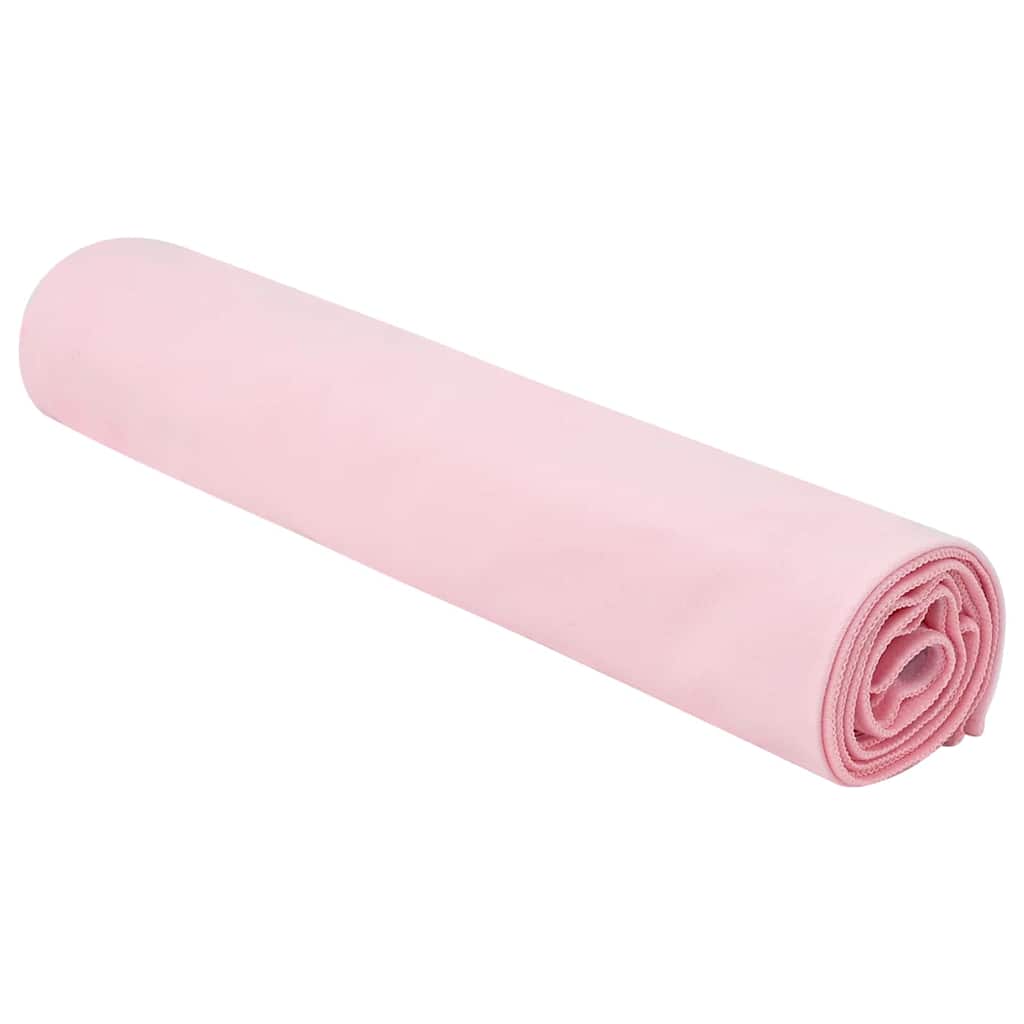 vidaXL Αθλητικές Πετσέτες 2 pcs Ροζ 140 x 70 εκ