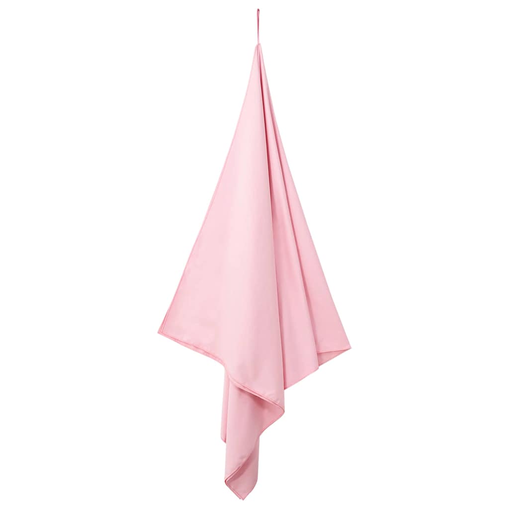 vidaXL Αθλητικές Πετσέτες 2 pcs Ροζ 180 x 90 cm