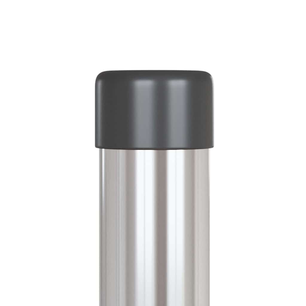 vidaXL Πό posts φράχτη 2 pcs Ασημί 50 cm Ατσάλι με Επικάλυψη Πούδρας