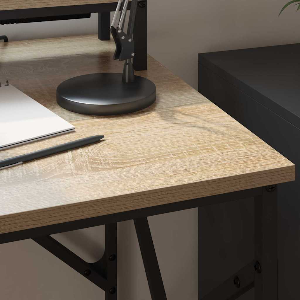 vidaXL Γραφείο Sonoma Δρυς 100 x 50 x 86.5 εκ Επεξεργασμένο ξύλο