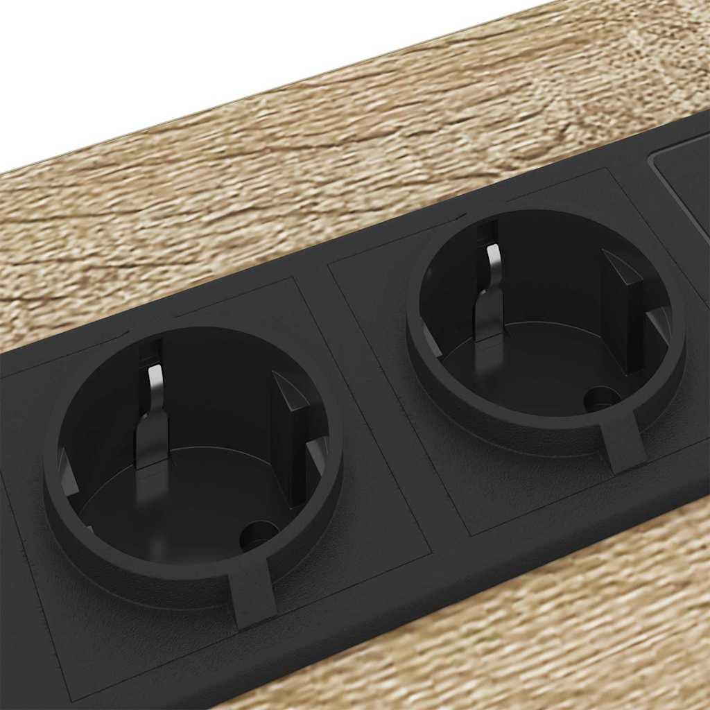 vidaXL Κομοδίνο 2 pcs Δρύς Sonoma 30 x 48 x 61 εκ Επεξεργασμένο ξύλο