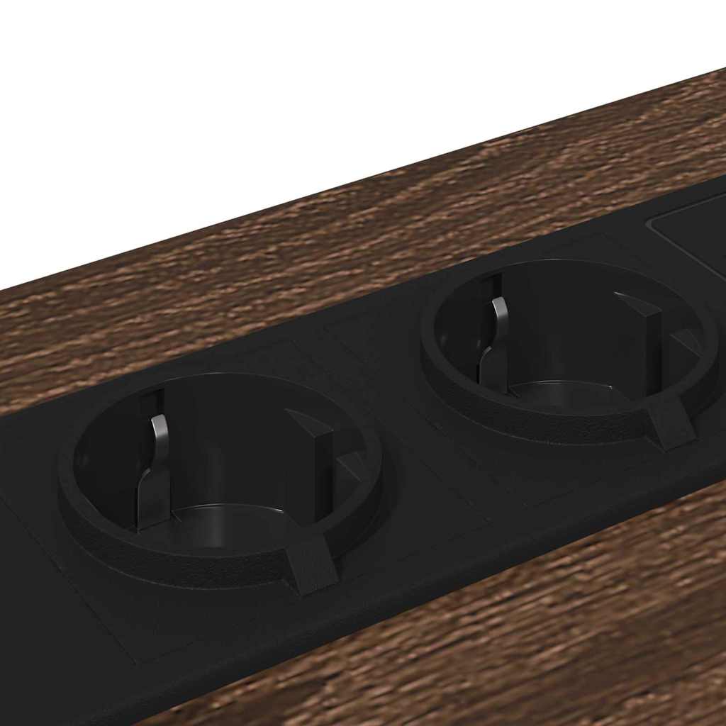 vidaXL Κομοδίνο Καφέ δρυς 40 x 31 x 60 εκ. Επεξεργασμένο ξύλο