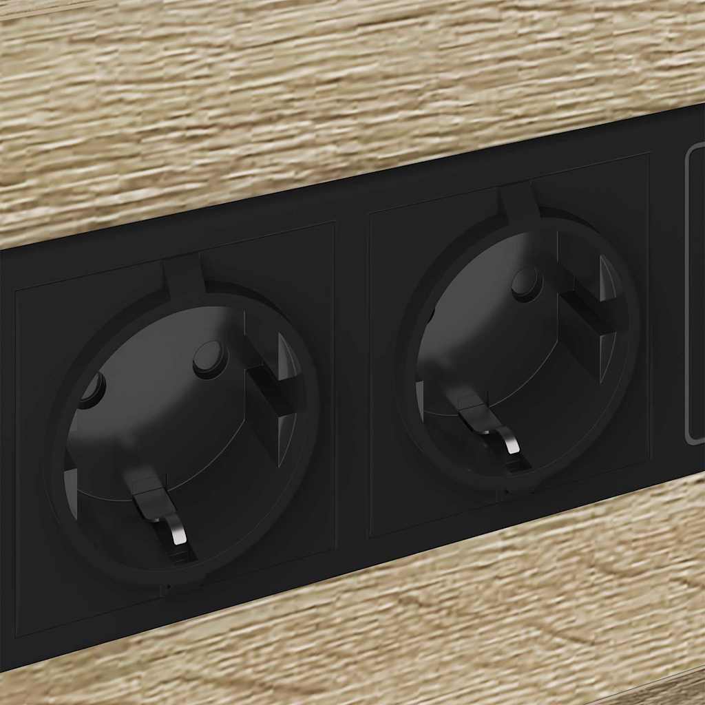 vidaXL Κομοδίνο 2 pcs Δρύς Sonoma 40 x 31 x 60 εκ. Επεξεργασμένο ξύλο