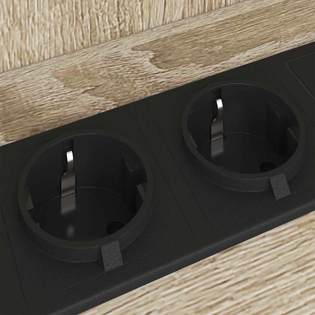 vidaXL Κομοδίνο Δρύς Sonoma 55 x 31 x 76 εκ Επεξεργασμένο ξύλο