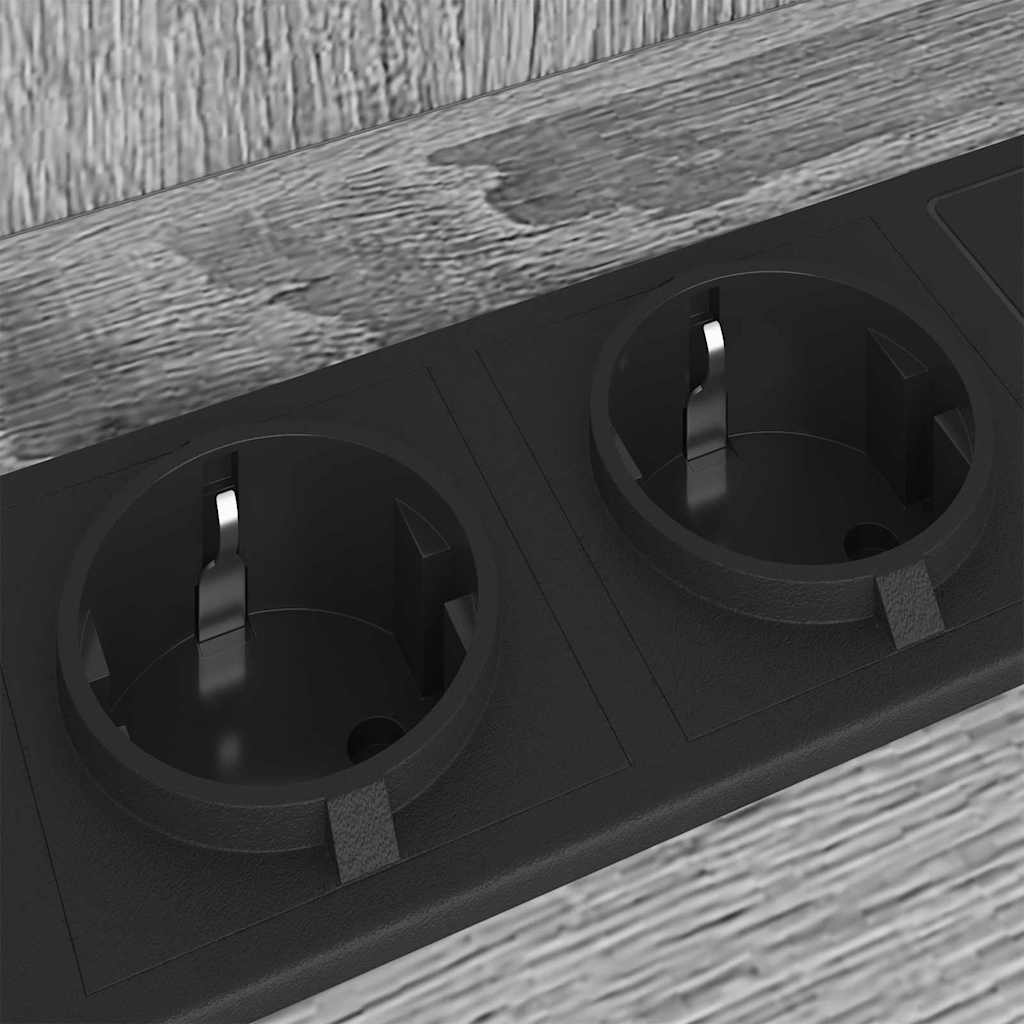 vidaXL Κομοδίνο Γκρίζο Σονομα 55 x 31 x 76 εκ Επεξεργασμένο ξύλο