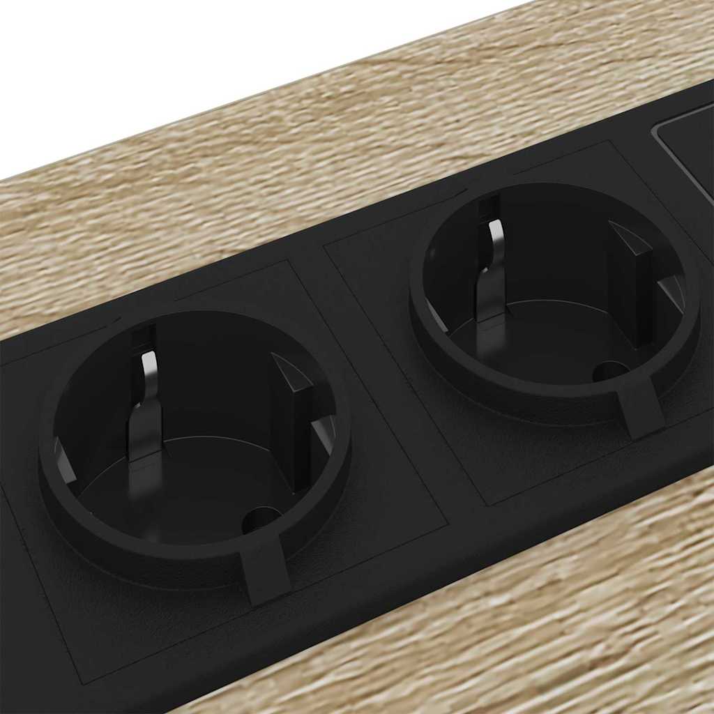 vidaXL Κομοδίνο 2 pcs Δρύς Sonoma 41 x 31 x 51 εκ. Επεξεργασμένο ξύλο