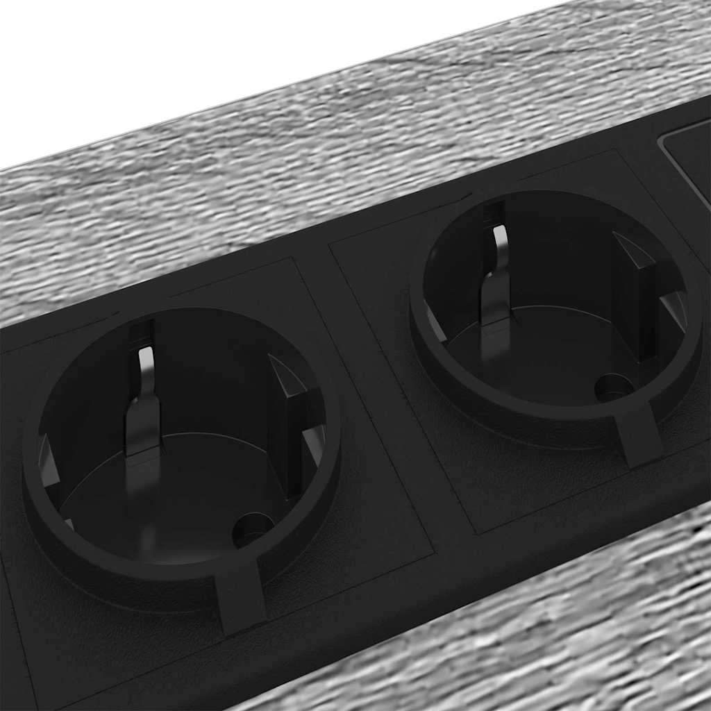 vidaXL Κομοδίνο Γκρίζο Σονομα 41 x 31 x 51 εκ. Επεξεργασμένο ξύλο