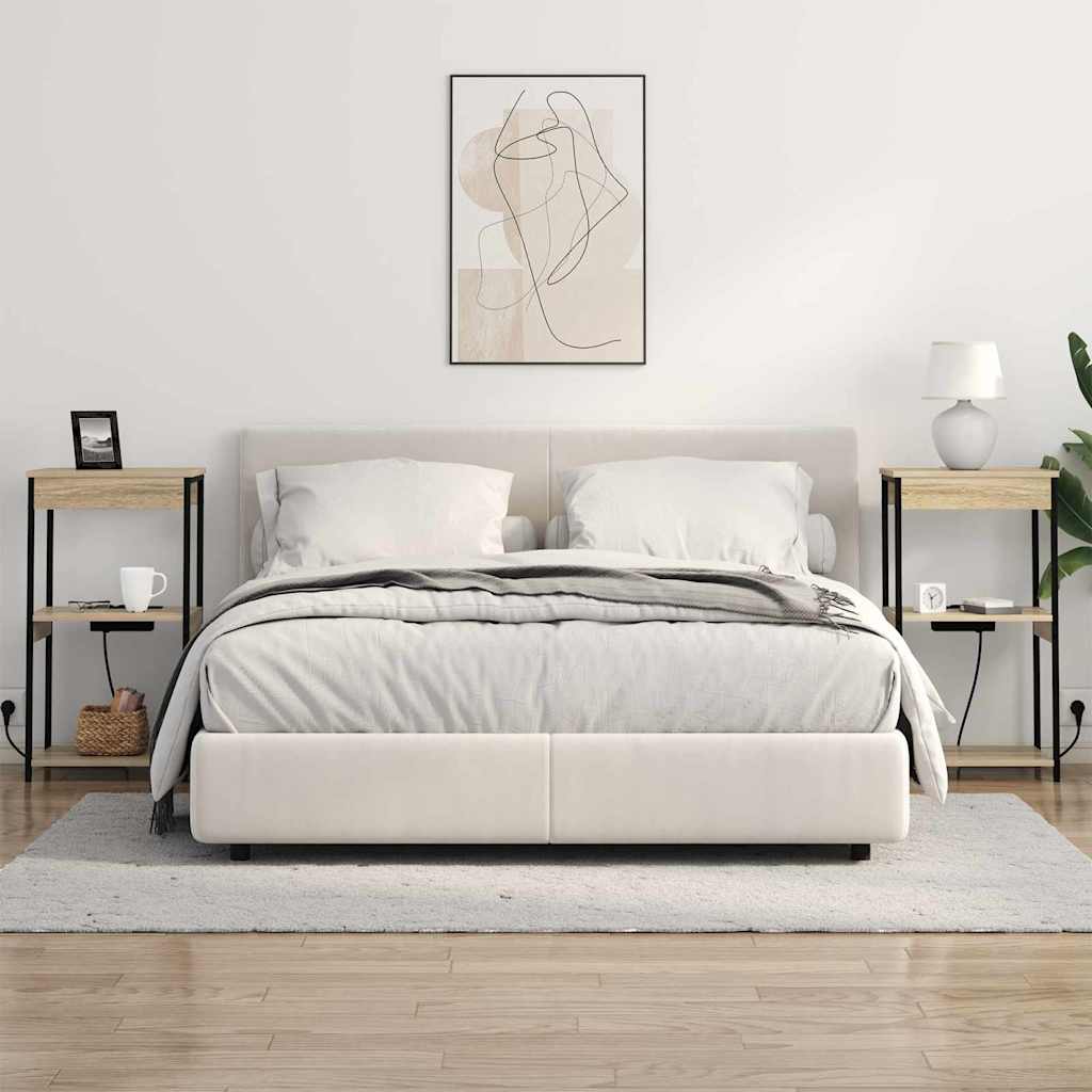 vidaXL Κομοδίνο Δρύς Sonoma 41 x 31 x 76 εκ. Επεξεργασμένο ξύλο