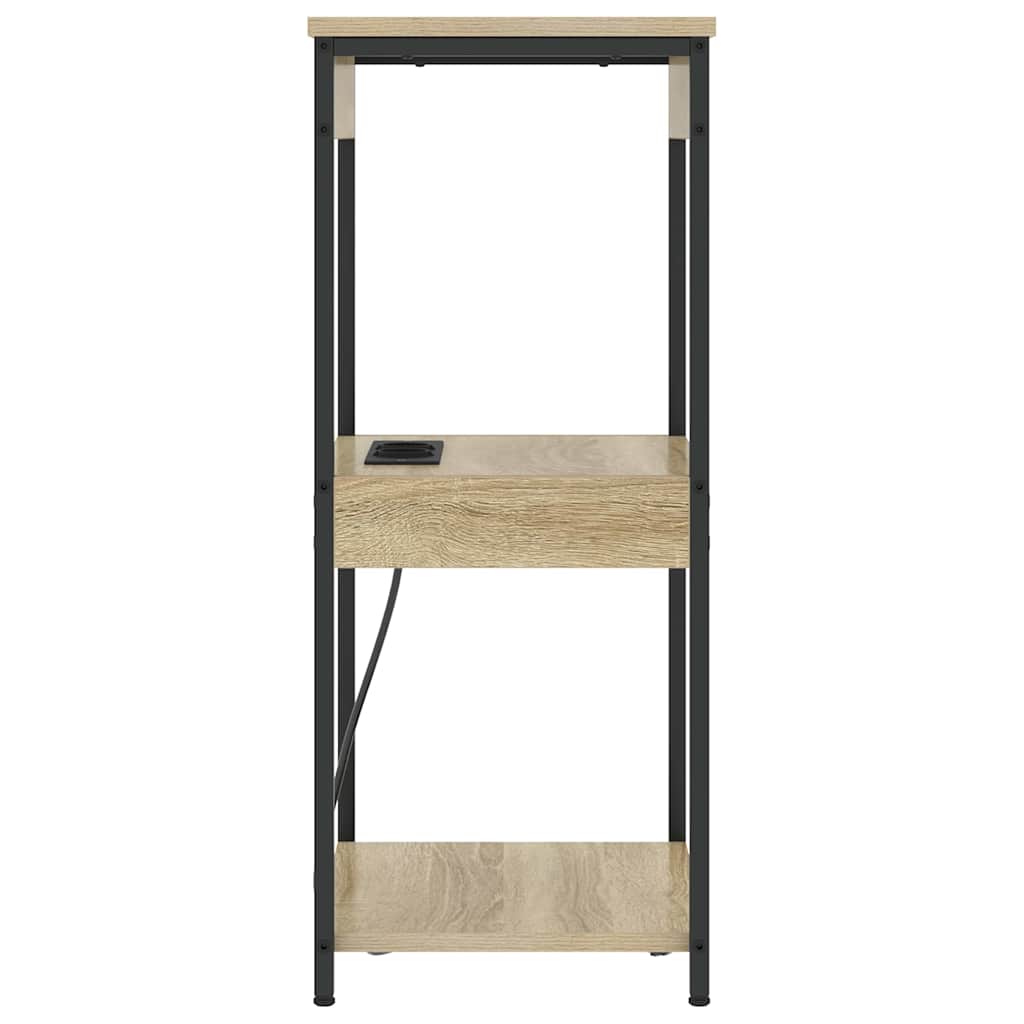 vidaXL Κομοδίνο Δρύς Sonoma 41 x 31 x 76 εκ. Επεξεργασμένο ξύλο