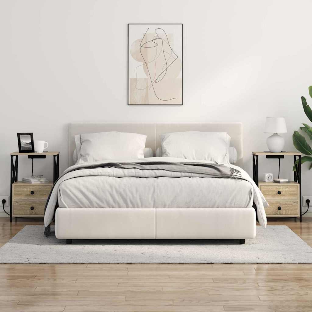 vidaXL Κομοδίνο Δρύς Sonoma 40 x 31 x 60 εκ. Επεξεργασμένο ξύλο