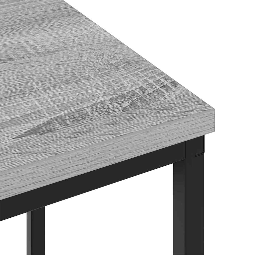 vidaXL Κομοδίνο 2 pcs Γκρίζο Σονομα 38 x 30 x 48 εκ.