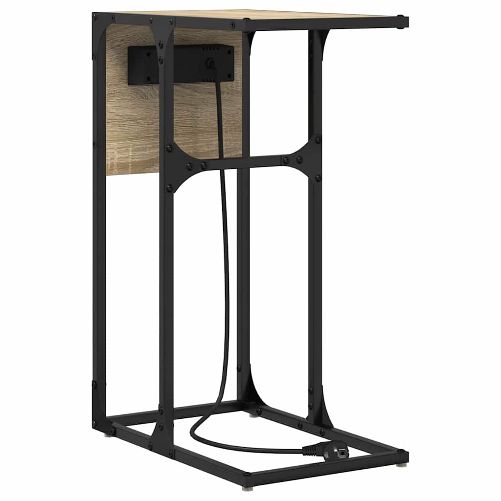 vidaXL Κομοδίνο Δρύς Sonoma 41,5 x 26 x 60,5 εκ Επεξεργασμένο ξύλο