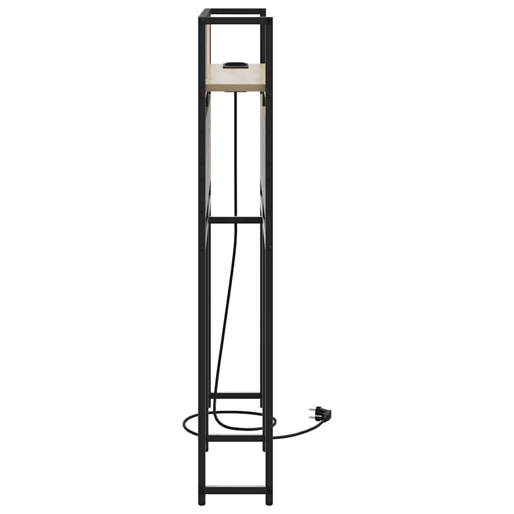 vidaXL Κεφαλάρι Αποθήκης με ράφι Sonoma Δρυς 80 cm Επεξεργασμένο ξύλο