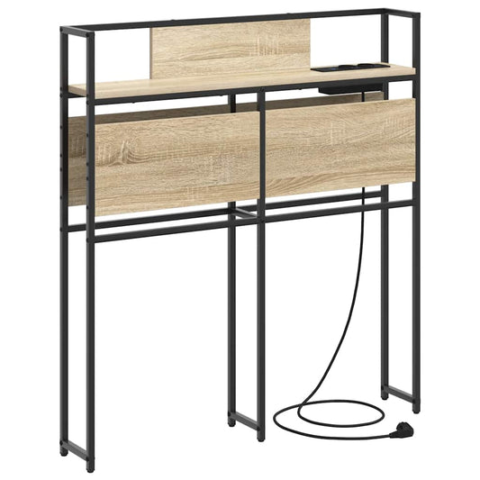 vidaXL Κεφαλάρι Αποθήκης με ράφι Sonoma Δρυς 100 cm Επεξεργασμένο ξύλο