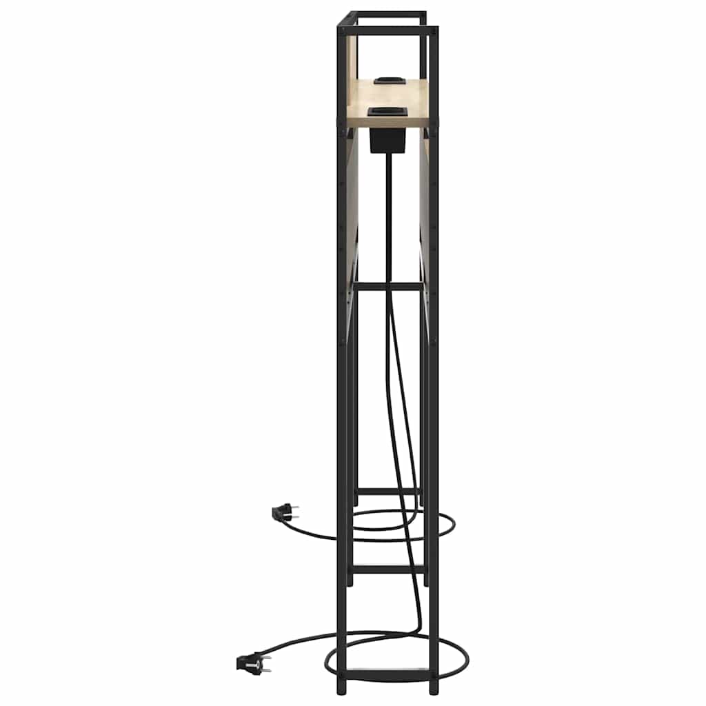 vidaXL Κεφαλάρι Αποθήκης με ράφι Sonoma Δρυς 150 cm Επεξεργασμένο ξύλο