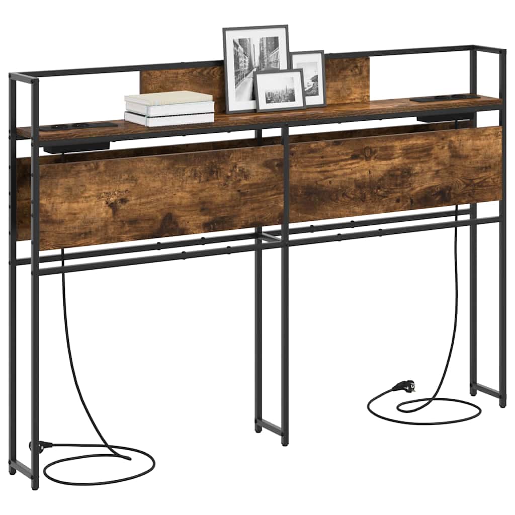 vidaXL Κεφαλάρι Αποθήκης Καπνιστή δρυς 150 cm Επεξεργασμένο ξύλο